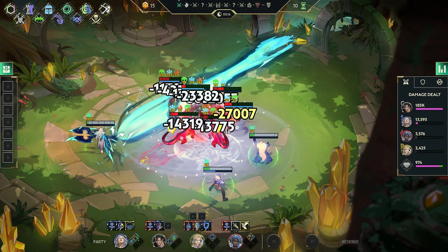 Guildrun Demo battle scene shown on Steam
